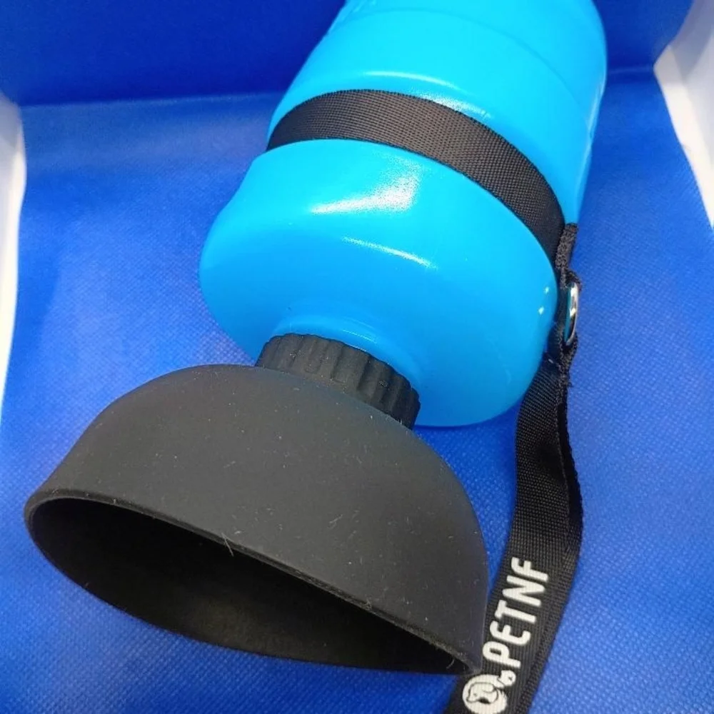 Blue Portable Dog Water Bottle